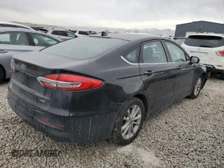 2019 Ford Fusion SE with VIN 3FA6P0H71KR278616, listed as a Copart auction lot 42767455 with 96,692 mi miles and Salvage Title. Bid and sale history available at carsss.com. Image 3.