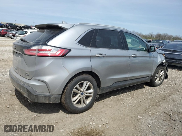 2020 Ford Edge SEL with VIN 2FMPK4J96LBA46394, listed as a Copart auction lot 53645965 with 199,716 mi miles and Salvage title. Bid and sale history available at DreamBid. Image 3.