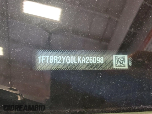 2020 Ford Transit Cargo with VIN 1FTBR2YG0LKA26098, listed as a IAAI auction lot 42905476 with 99,706 mi miles and . Bid and sale history available at DreamBid. Image 12.