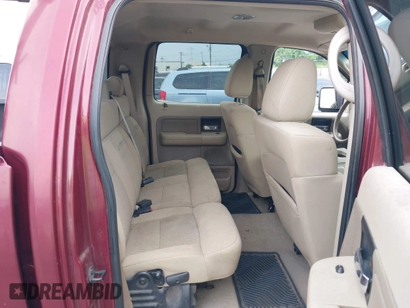 2005 Ford F-150 XLT with VIN 1FTPW12525FB08250, listed as a IAAI auction lot 42390066 with 123,605 mi miles and . Bid and sale history available at DreamBid. Image 8.