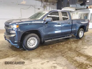 2020 Chevrolet Silverado 1500 Work Truck with VIN 1GCRYAEF1LZ163338, listed as a Copart auction lot 76897914 with 151,818 mi miles and Clean Title. Bid and sale history available at carsss.com. Image 1.