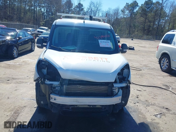 2020 Ram ProMaster City Cargo Van Tradesman with VIN ZFBHRFABXL6P57424, listed as a IAAI auction lot 41394026 with 121,503 mi miles. Bid and sale history available at carsss.com. Image 13.