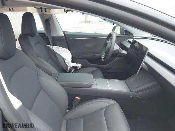 2024 Tesla Model 3 Long Range with VIN 5YJ3E1EB3RF807688, listed as a IAAI auction lot 41835681 with 18,312 mi miles. Bid and sale history available at carsss.com. Image 5.
