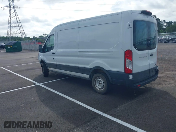 2022 Ford Transit Cargo with VIN 1FTBR1C83NKA81478, listed as a IAAI auction lot 42491735 with 12,902 mi miles and . Bid and sale history available at DreamBid. Image 3.