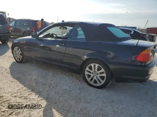 2003 BMW 3 Series 330Ci with VIN WBABS53423JU96915, listed as a Copart auction lot 77735064 with 0 mi miles and Salvage Title. Bid and sale history available at carsss.com. Image 2.