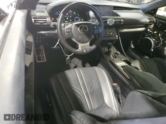 2020 Lexus RC F F z VIN JTHDP5BC9L5007620, wystawiony jako Copart lot #49479945 z przebiegiem 50 029 mil mil oraz Szkoda całkowita • Salvage title. Historia ofert i sprzedaży dostępna na DreamBid. Obrazek 8.