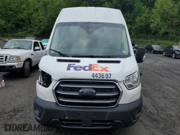 2020 Ford Transit Cargo with VIN 1FTBW3U88LKB34059, listed as a Copart auction lot 57055695 with 77,813 mi miles and Clean title. Bid and sale history available at DreamBid. Image 5.