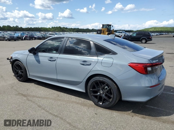 2024 Honda Civic Sedan Sport with VIN 2HGFE2F58RH509791, listed as a Copart auction lot 68592024 with 12,640 mi miles and Salvage Title. Bid and sale history available at carsss.com. Image 2.