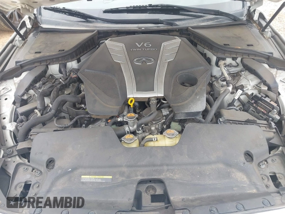 2017 Infiniti Q50 3.0t Premium with VIN JN1EV7AR8HM839141, listed as a IAAI auction lot 41803774 with 109,893 mi miles. Bid and sale history available at carsss.com. Image 10.