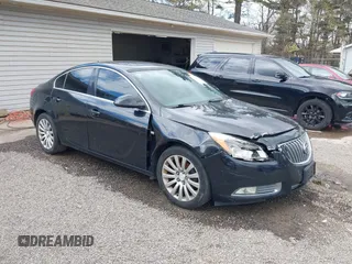2011 Buick Regal CXL RL4 with VIN W04GS5EC5B1107772, listed as a IAAI auction lot 42044650 with 143,670 mi miles. Bid and sale history available at carsss.com. Image 1.