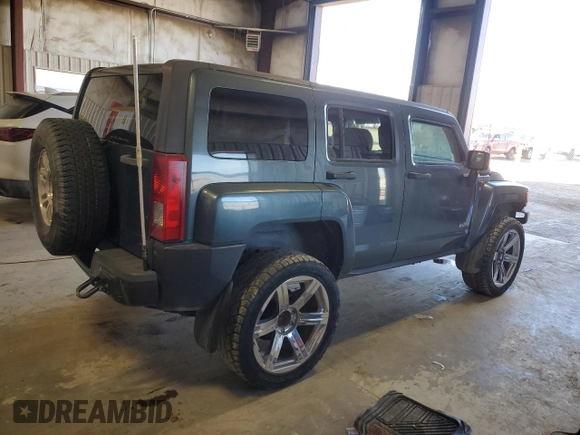 2006 Hummer H3 with VIN 5GTDN136068256909, listed as a Copart auction lot 47382934 with 186,156 mi miles and Clean Title. Bid and sale history available at carsss.com. Image 3.