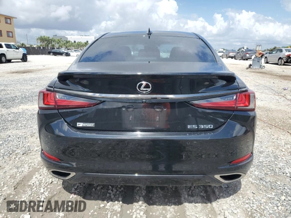 2020 Lexus ES 350 F Sport with VIN 58AGZ1B15LU057618, listed as a Copart auction lot 55978645 with 56,891 mi miles and Non repairable. Bid and sale history available at DreamBid. Image 6.