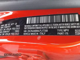 2020 Jeep Renegade Latitude with VIN ZACNJABB9LPL17388, listed as a IAAI auction lot 41276524 with 49,086 mi miles and . Bid and sale history available at DreamBid. Image 9.