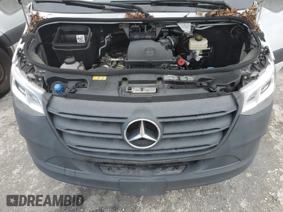 2023 Mercedes-Benz Sprinter Cargo with VIN W1Y4NCHYXPT145632, listed as a Copart auction lot 85204214 with 21,838 mi miles and Salvage Title. Bid and sale history available at carsss.com. Image 12.
