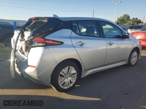 2025 Nissan LEAF S with VIN 1N4AZ1BV0SC560195, listed as a Copart auction lot 73803714 with 1,728 mi miles and Salvage Title. Bid and sale history available at carsss.com. Image 3.