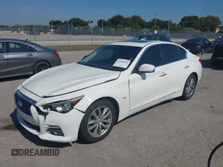 2017 Infiniti Q50 2.0t with VIN JN1CV7AP4HM642506, listed as a IAAI auction lot 41454542 with 131,807 mi miles. Bid and sale history available at carsss.com. Image 19.