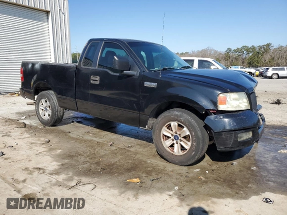 2005 Ford F-150 XL with VIN 1FTRF12WX5NA21395, listed as a Copart auction lot 44260355 with 261,053 mi miles and Salvage Title. Bid and sale history available at carsss.com. Image 4.
