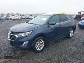 2018 Chevrolet Equinox LT with VIN 3GNAXSEV1JL111670, listed as a IAAI auction lot 41990995 with 181,090 mi miles and . Bid and sale history available at carsss.com. Image 2.