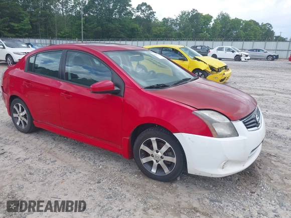 2012 Nissan Sentra S with VIN 3N1AB6APXCL740436, listed as a IAAI auction lot 42547986 with 99,410 mi miles and . Bid and sale history available at DreamBid. Image 1.