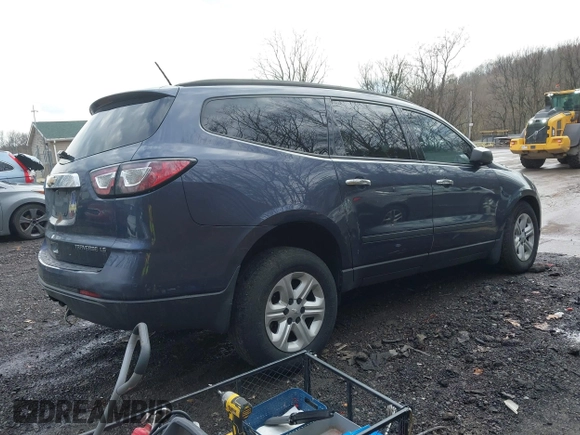 2014 Chevrolet Traverse LS z VIN 1GNKVFED4EJ113130, wystawiony jako IAAI lot #41950978 z przebiegiem 140 822 mil mil oraz . Historia ofert i sprzedaży dostępna na DreamBid. Obrazek 4.