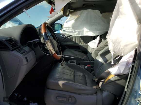 2008 Honda Odyssey EX-L with VIN 5FNRL387X8B020092, listed as a Copart auction lot 47433865 with 185,822 mi miles and Salvage Title. Bid and sale history available at carsss.com. Image 7.
