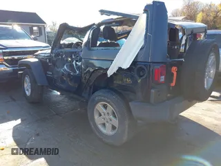 2017 Jeep Wrangler Sport with VIN 1C4GJWAG9HL567022, listed as a IAAI auction lot 40900310 with 81,196 mi miles and . Bid and sale history available at DreamBid. Image 3.