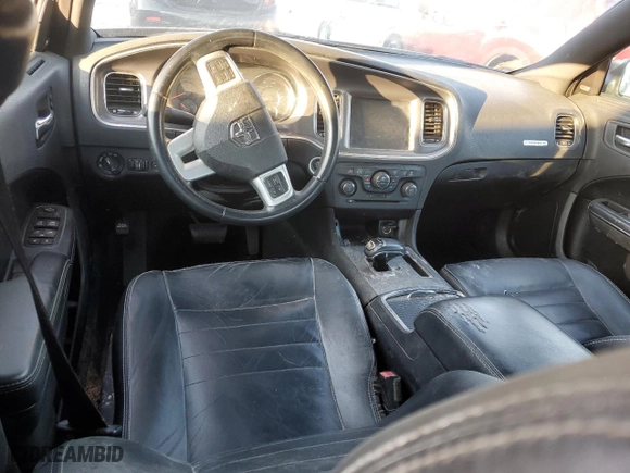 2013 Dodge Charger SXT Plus with VIN 2C3CDXHG1DH503263, listed as a Copart auction lot 49857605 with 181,676 mi miles and Salvage Title. Bid and sale history available at carsss.com. Image 8.