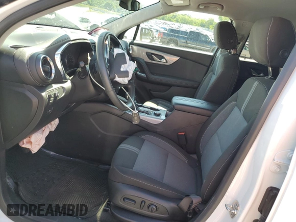 2023 Chevrolet Blazer LT with VIN 3GNKBCR44PS210816, listed as a Copart auction lot 55583275 with 62,553 mi miles and Salvage title. Bid and sale history available at DreamBid. Image 7.