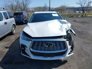 2024 Infiniti QX55 Luxe with VIN 3PCAJ5JRXRF102366, listed as a IAAI auction lot 41923411 with 12,232 mi miles and . Bid and sale history available at DreamBid. Image 12.
