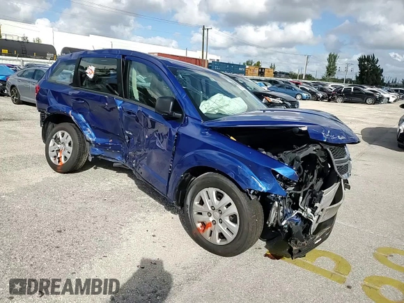 2015 Dodge Journey American Value Pkg with VIN 3C4PDCAB6FT599910, listed as a Copart auction lot 79610384 with 0 mi miles and Salvage Title. Bid and sale history available at carsss.com. Image 12.