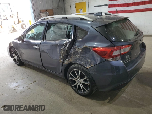 2017 Subaru Impreza Limited with VIN 4S3GTAU65H3741202, listed as a Copart auction lot 56277185 with 52,048 mi miles and Salvage title. Bid and sale history available at DreamBid. Image 2.