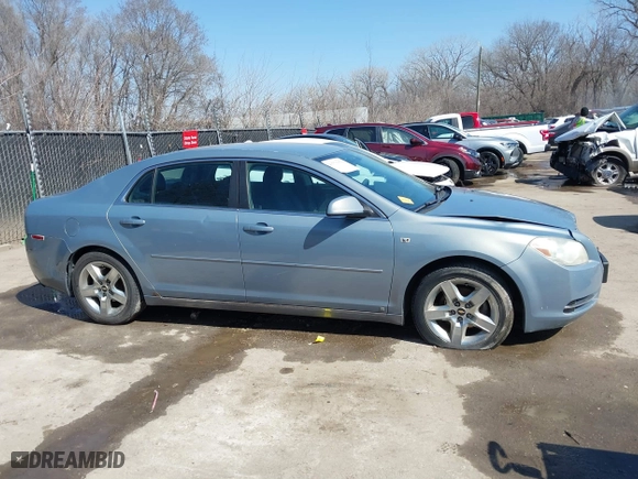 2008 Chevrolet Malibu LT w/1LT with VIN 1G1ZH57BX8F191920, listed as a IAAI auction lot 41770379 with 153,794 mi miles. Bid and sale history available at carsss.com. Image 13.
