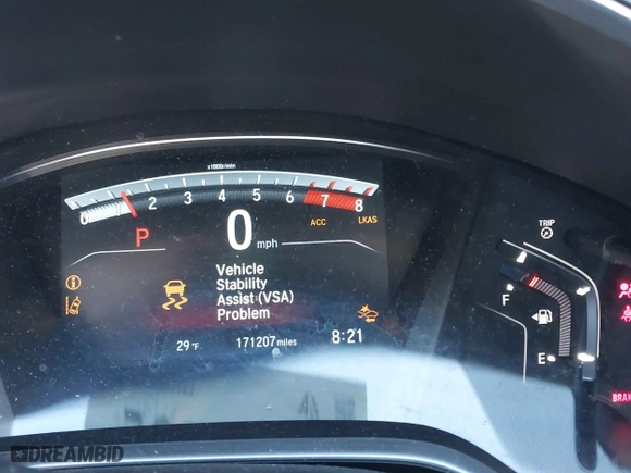 2018 Honda CR-V EX with VIN 5J6RW2H57JL015509, listed as a IAAI auction lot 41976335 with 171,207 mi miles. Bid and sale history available at carsss.com. Image 16.