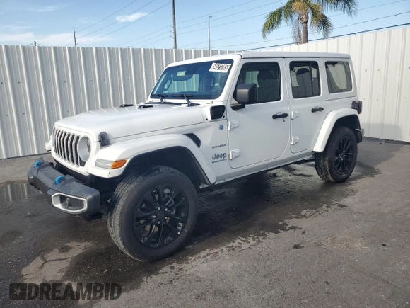2024 Jeep Wrangler Sahara with VIN 1C4RJXP67RW232094, listed as a Copart auction lot 54521285 with 17,795 mi miles and Clean Title. Bid and sale history available at DreamBid. Image 1.
