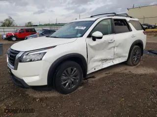 2024 Nissan Pathfinder SV with VIN 5N1DR3BB7RC271491, listed as a Copart auction lot 78469174 with 1,912 mi miles and Salvage Title. Bid and sale history available at carsss.com. Image 1.