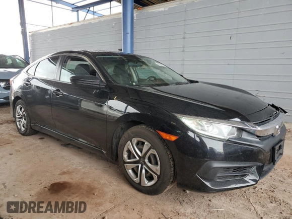 2016 Honda Civic Sedan LX with VIN 19XFC2F54GE228388, listed as a Copart auction lot 48503595 with 89,944 mi miles and Salvage Title. Bid and sale history available at carsss.com. Image 4.