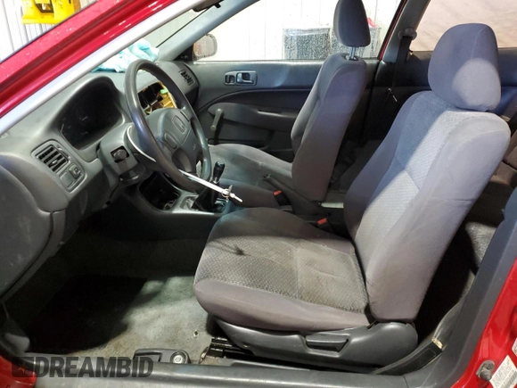 1997 Honda Civic DX with VIN 1HGEJ6122VL097179, listed as a Copart auction lot 45279655 with 180,744 mi miles and Salvage Title. Bid and sale history available at carsss.com. Image 7.