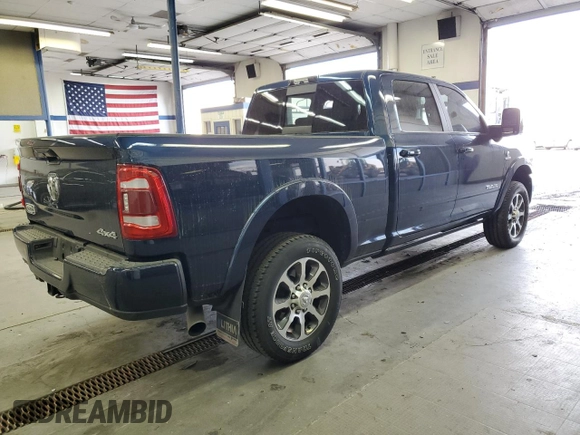 2023 Ram 2500 Longhorn with VIN 3C6UR5GL4PG646451, listed as a Copart auction lot 77141314 with 9,852 mi miles and Salvage Title. Bid and sale history available at carsss.com. Image 3.