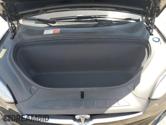 2017 Tesla Model X 90D with VIN 5YJXCBE20HF051099, listed as a Copart auction lot 52208205 with 118,828 mi miles and Salvage Title. Bid and sale history available at DreamBid. Image 12.