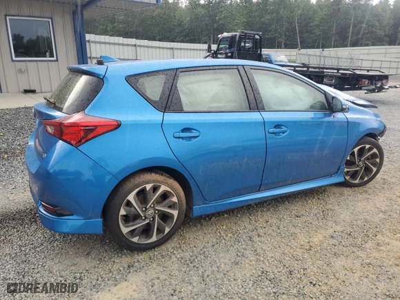 2017 Toyota Corolla iM with VIN JTNKARJE1HJ551415, listed as a Copart auction lot 64323354 with 128,972 mi miles and Clean Title. Bid and sale history available at carsss.com. Image 3.