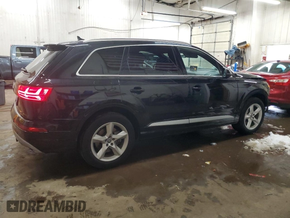 2017 Audi Q7 Premium with VIN WA1AAAF78HD021043, listed as a Copart auction lot 48114225 with 84,879 mi miles and Salvage title. Bid and sale history available at DreamBid. Image 3.