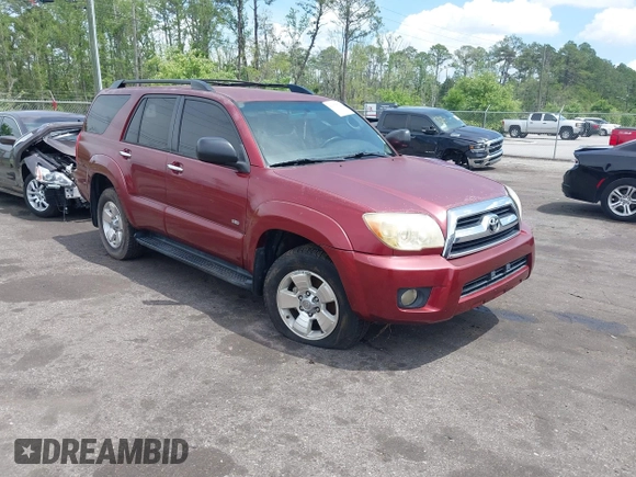 2006 Toyota 4Runner SR5 with VIN JTEZU14R668048182, listed as a IAAI auction lot 41971538 with 230,618 mi miles and . Bid and sale history available at DreamBid. Image 1.