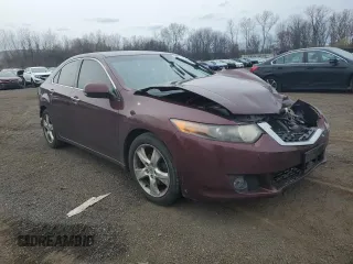 2010 Acura TSX with VIN JH4CU2F65AC007985, listed as a Copart auction lot 52712495 with 196,278 mi miles and Salvage Title. Bid and sale history available at carsss.com. Image 4.