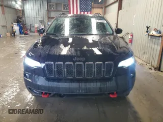 2022 Jeep Cherokee Trailhawk with VIN 1C4PJMBX3ND542576, listed as a Copart auction lot 85100224 with 18,911 mi miles and Salvage Title. Bid and sale history available at carsss.com. Image 5.