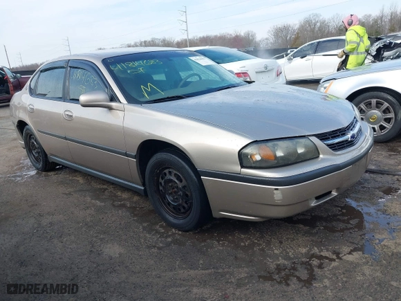 2002 Chevrolet Impala with VIN 2G1WF52E429216076, listed as a IAAI auction lot 41814683 with 153,908 mi miles. Bid and sale history available at carsss.com. Image 1.