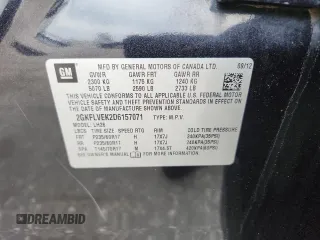 2013 GMC Terrain SLT с VIN 2GKFLVEK2D6157071, выставлен на аукционе Copart как лот 64308545 с пробегом 135 401 миль миль и Списание • Salvage title. История ставок и продаж доступна на DreamBid. Изображение 13.