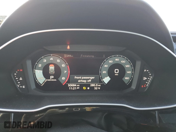 2022 Audi Q3 Premium with VIN WA1AUCF39N1092183, listed as a Copart auction lot 88644905 with 50,684 mi miles and Salvage Title. Bid and sale history available at carsss.com. Image 9.