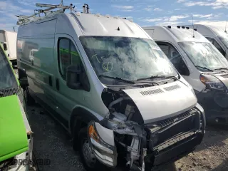 2021 Ram ProMaster Cargo Van with VIN 3C6LRVDG4ME506815, listed as a Copart auction lot 81962444 with 54,196 mi miles and Salvage Title. Bid and sale history available at carsss.com. Image 4.