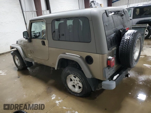 2005 Jeep Wrangler Unlimited with VIN 1J4FA44S15P315988, listed as a Copart auction lot 89154725 with 127,309 mi miles and Salvage Title. Bid and sale history available at carsss.com. Image 2.