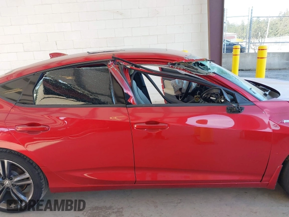 2023 Acura Integra w/A-Spec Package with VIN 19UDE4H3XPA017449, listed as a IAAI auction lot 42042050 with 37,062 mi miles and . Bid and sale history available at DreamBid. Image 6.